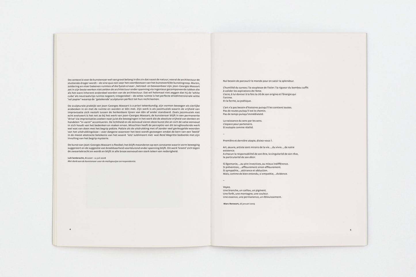 Jean-Georges Massart - Poussière 1977-2007