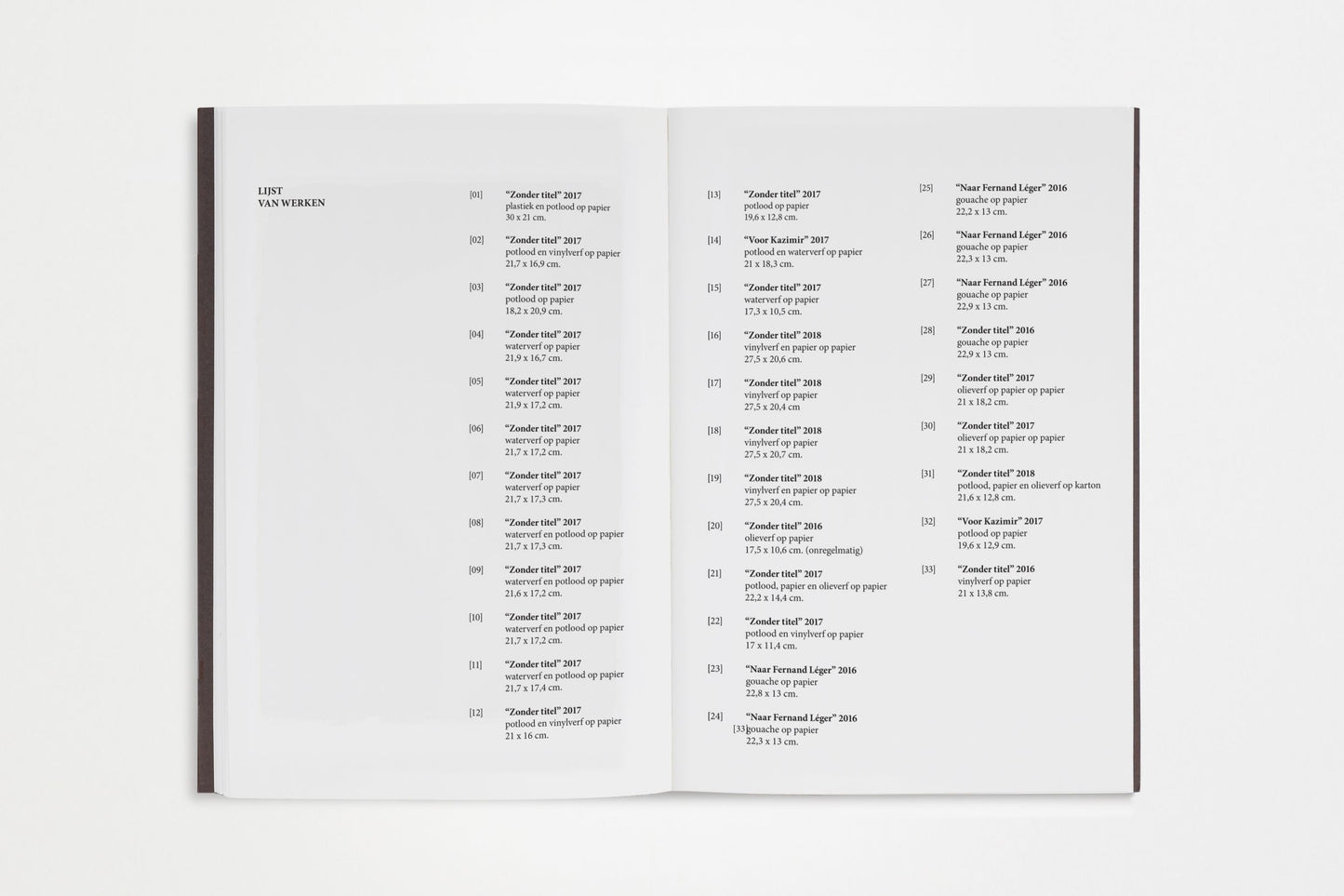 Mario De Brabandere – art catalogue